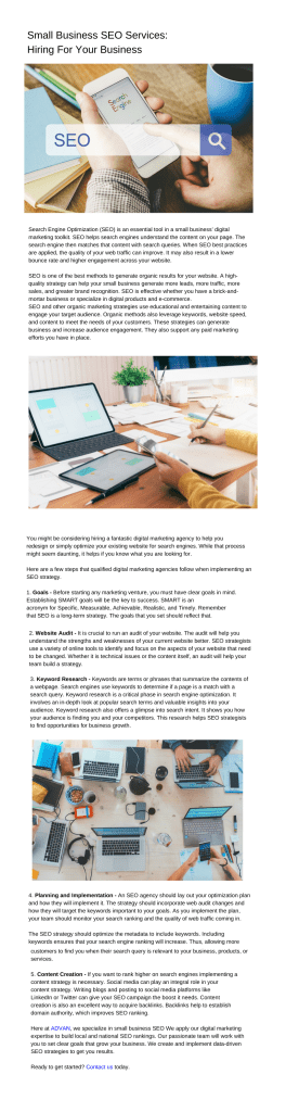 irst Image (Phone with "SEO" search bar on screen)
Alt Text: "Person holding a smartphone with 'SEO' displayed on the screen, symbolizing search engine optimization for small businesses."

Second Image (Laptop with wireframe design on screen)
Alt Text: "Digital marketing professional working on a website wireframe, optimizing content for SEO and user experience."

Third Image (Scrabble tiles spelling 'SEO')
Alt Text: "Scrabble tiles spelling out 'SEO' on a wooden surface, representing search engine optimization strategies for businesses."